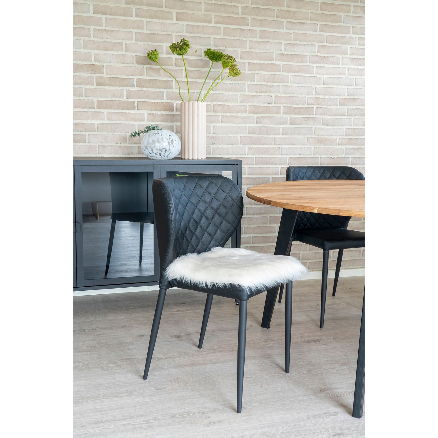 Istuinpehmuste, luonnonvalkoinen, 40x40 Lammeskind