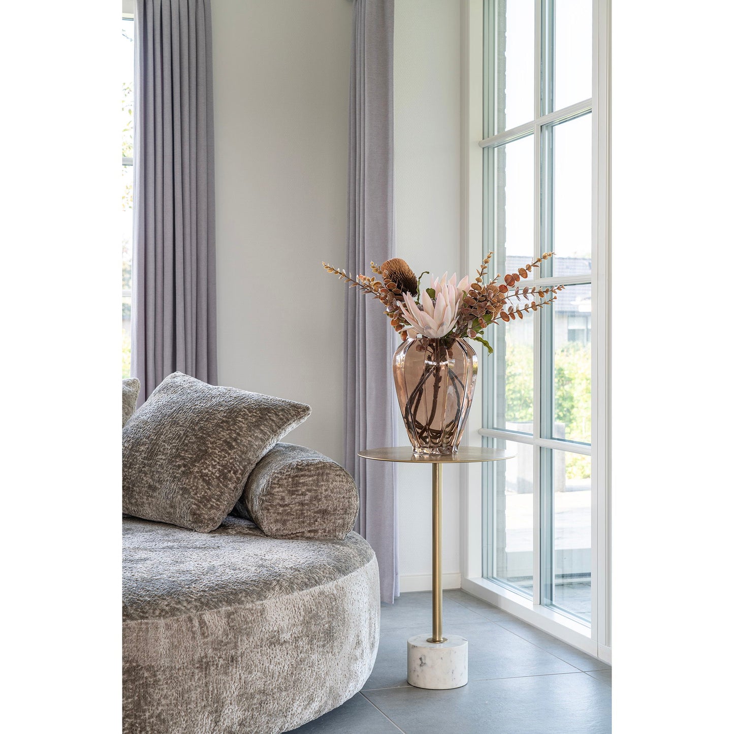 Maljakko, ruskea, Ø22x29 cm