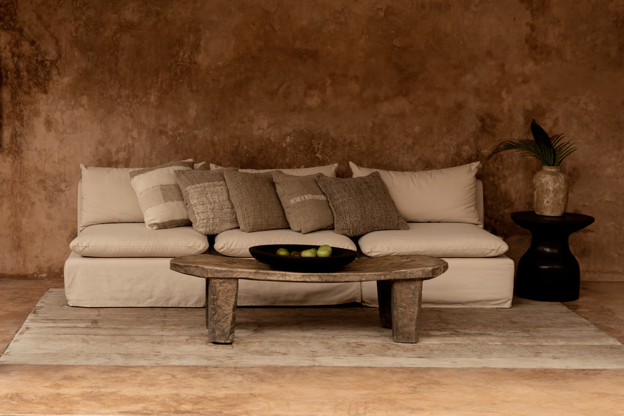 Koristetyynynpäällinen, The Linen Damier 50×50, Bazar Bizar