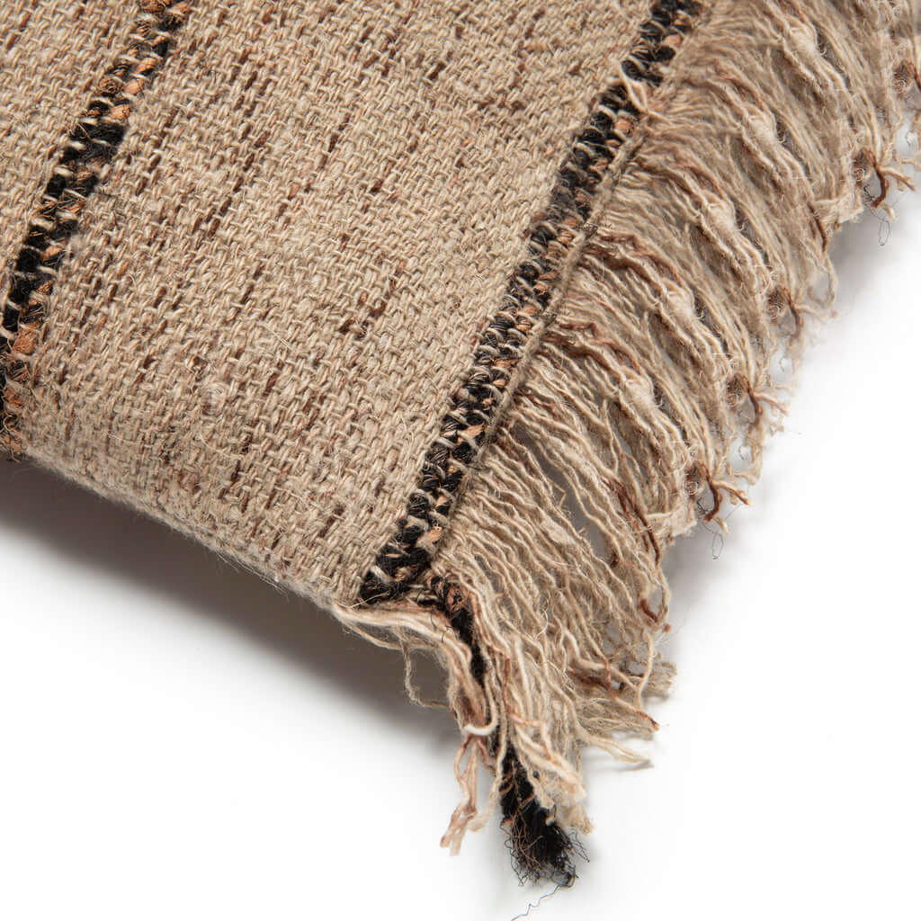 Koristetyynynpäällinen Oh My Gee, luonnollinen/raidallinen 30x50 Bazar Bizar