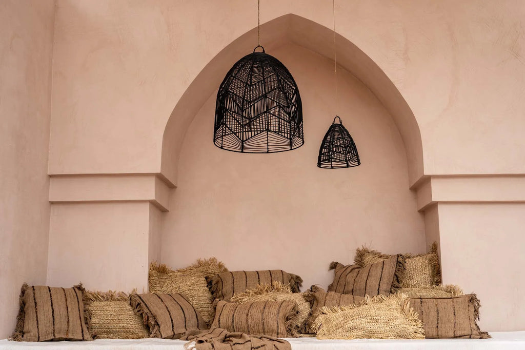 Koristetyynynpäällinen Oh My Gee, beige/musta 60x60 Bazar Bizar