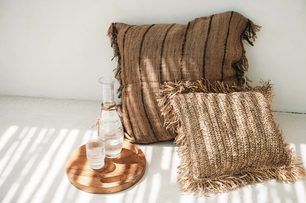 Koristetyynynpäällinen Oh My Gee, beige/musta 60x60 Bazar Bizar