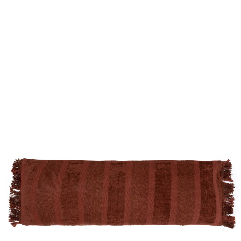 Koristetyynynpäällinen Oh My Gee, bordeaux/sametti 30x100 Bazar Bizar