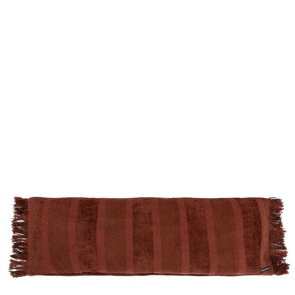 Koristetyynynpäällinen Oh My Gee, bordeaux/sametti 30x100 Bazar Bizar