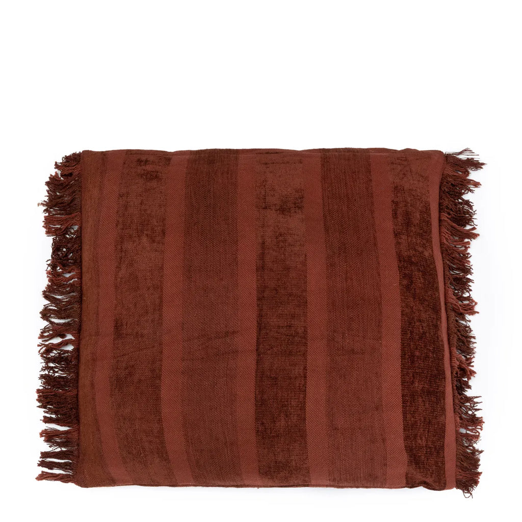 Koristetyynynpäällinen Oh My Gee, bordeaux/sametti 60x60 Bazar Bizar