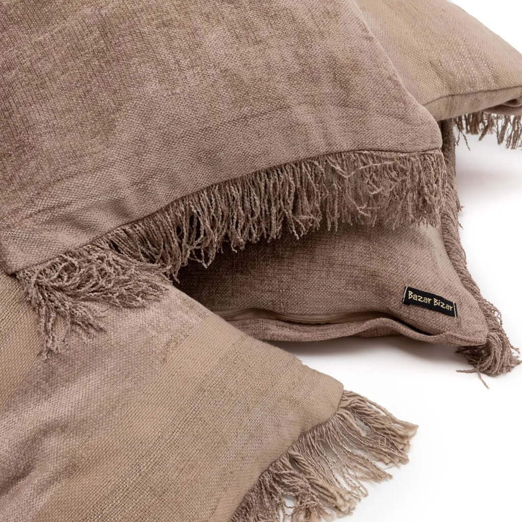 Koristetyynynpäällinen Oh My Gee, harmaa/sametti 40x40 Bazar Bizar
