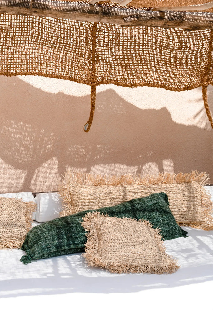 Koristetyynynpäällinen Oh My Gee, tummanvihreä 35x100 Bazar Bizar