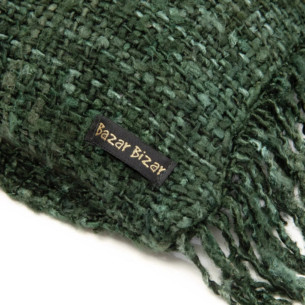 Koristetyynynpäällinen Oh My Gee, tummanvihreä 35x100 Bazar Bizar