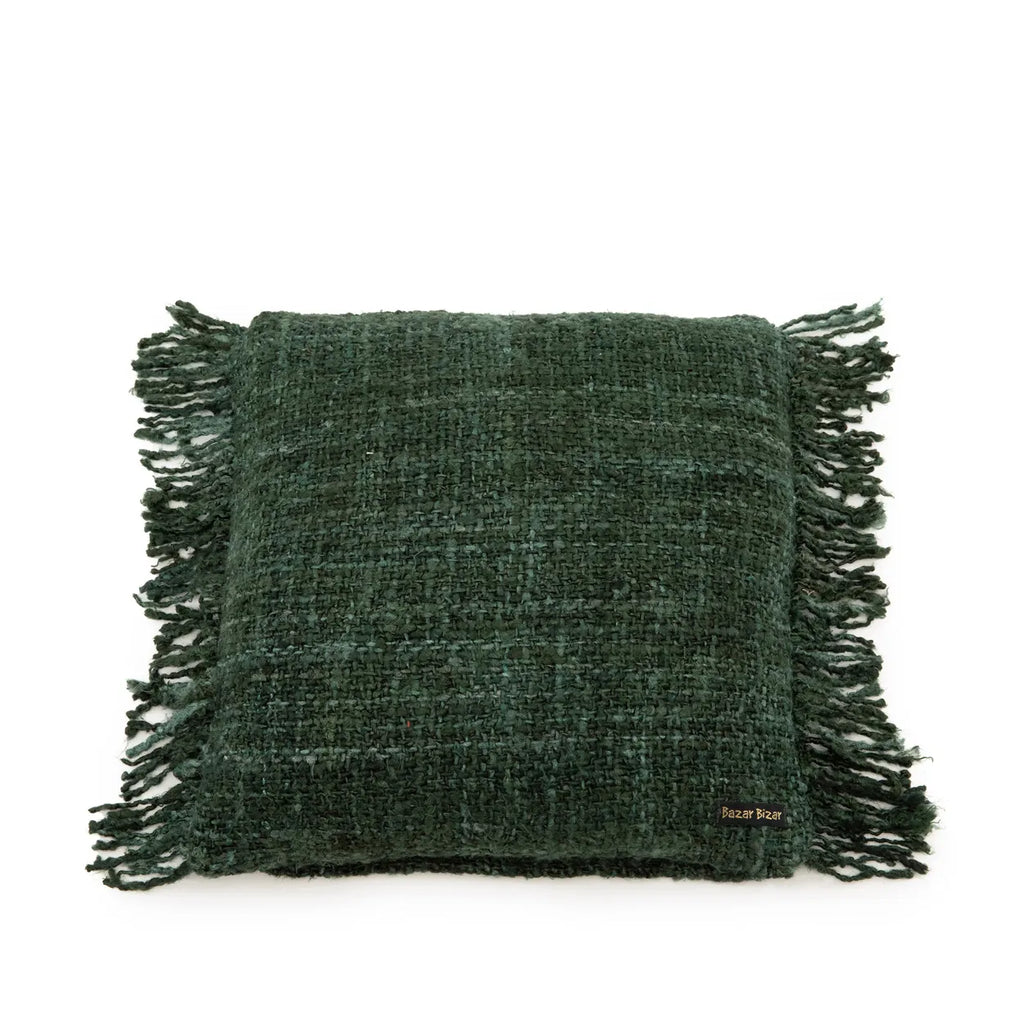 Koristetyynynpäällinen Oh My Gee, tummanvihreä 40x40 Bazar Bizar