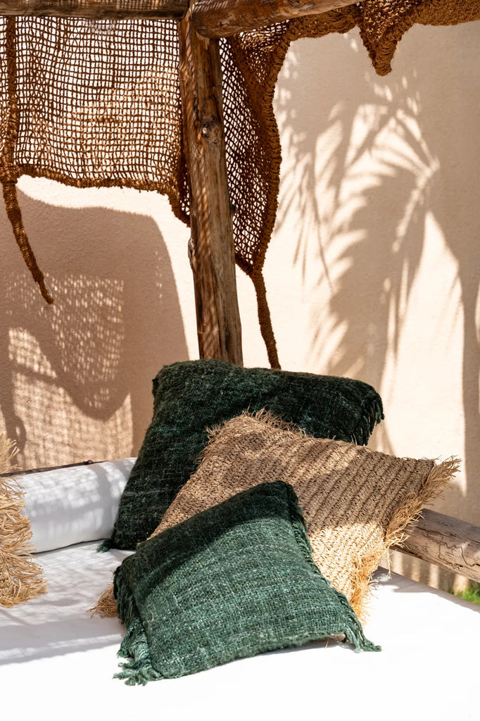 Koristetyynynpäällinen Oh My Gee, tummanvihreä 40x40 Bazar Bizar
