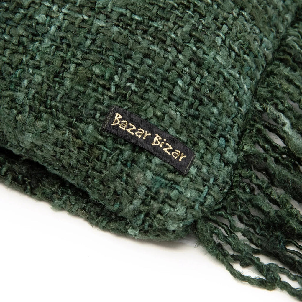 Koristetyynynpäällinen Oh My Gee, tummanvihreä 40x40 Bazar Bizar