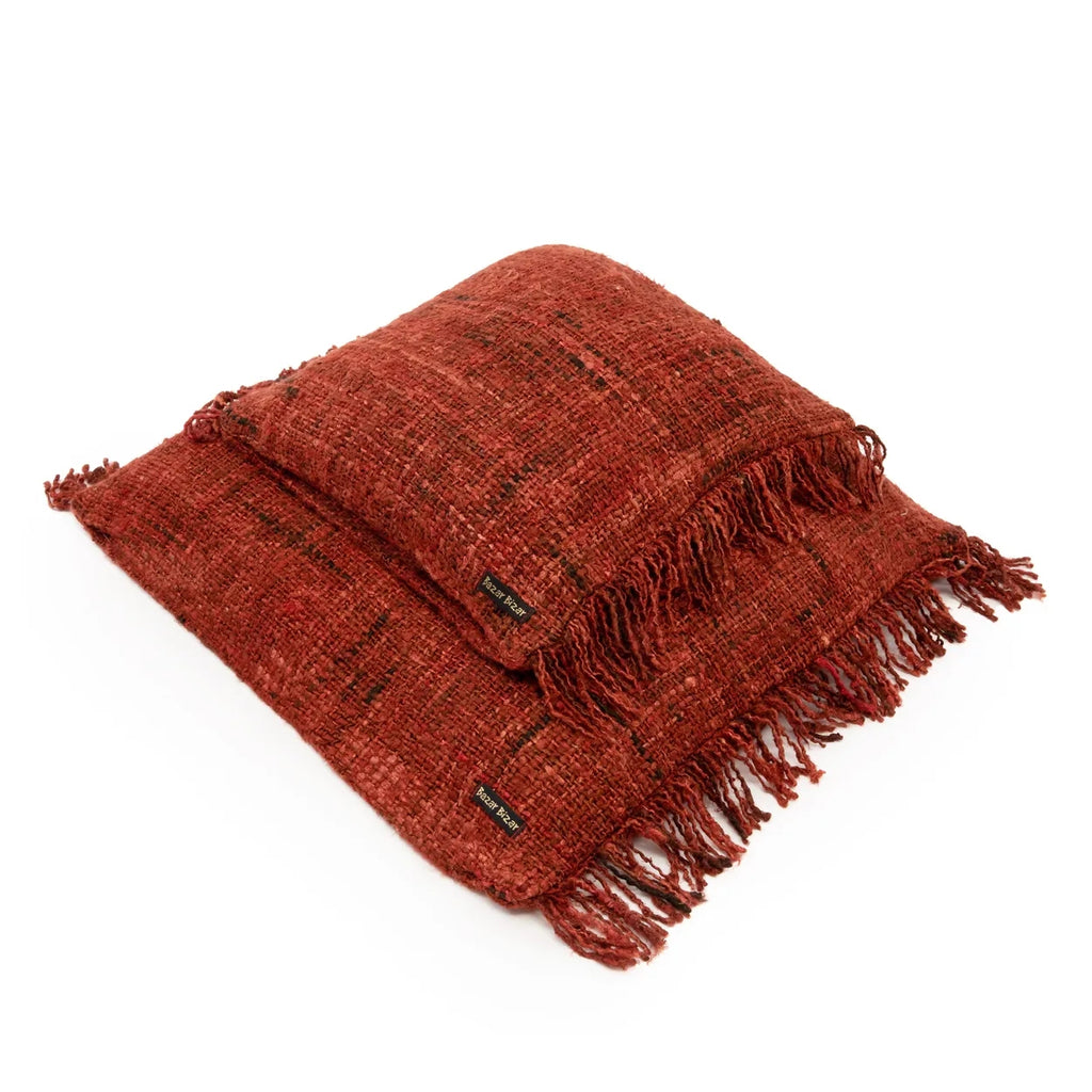 Koristetyynynpäällinen Oh My Gee, kirsikanpunainen 40x40 Bazar Bizar