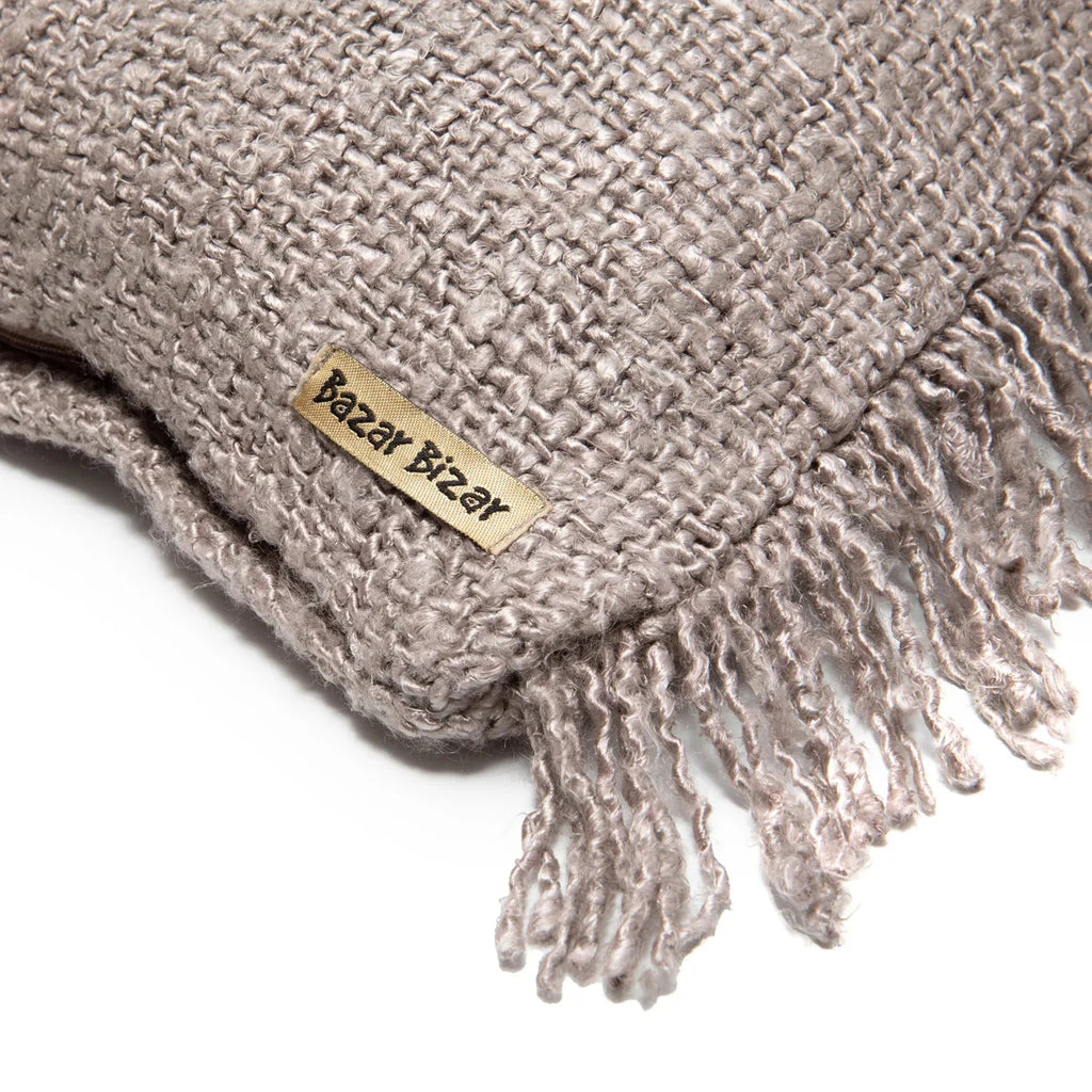 Koristetyynynpäällinen Oh My Gee, helmenharmaa 40x40 Bazar Bizar