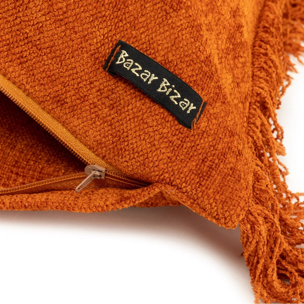 Koristetyynynpäällinen Oh My Gee, ruoste/sametti 30x50 Bazar Bizar