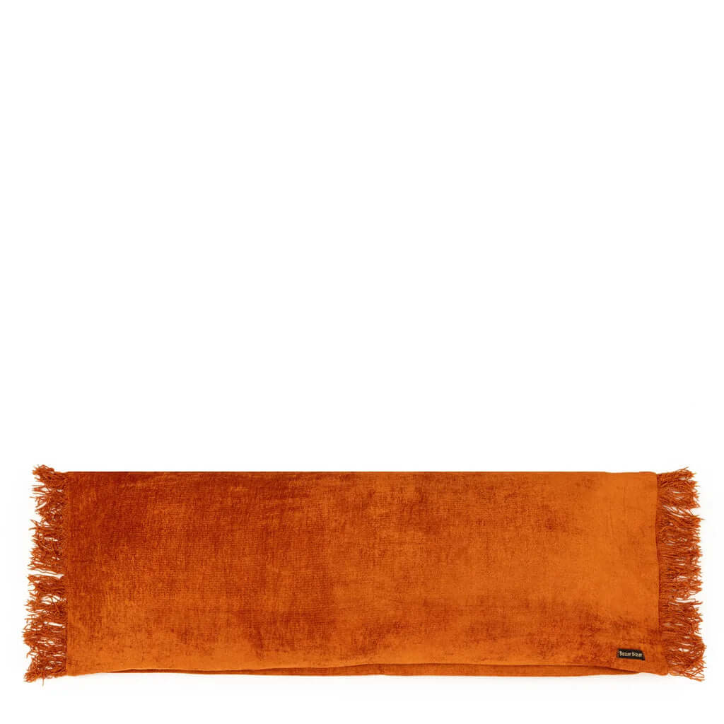 Koristetyynynpäällinen Oh My Gee, ruoste/sametti 35x100 Bazar Bizar