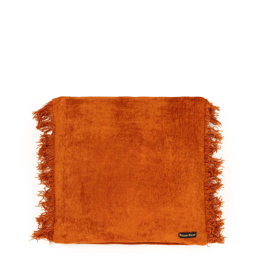 Koristetyynynpäällinen Oh My Gee, ruoste/sametti 40x40 Bazar Bizar