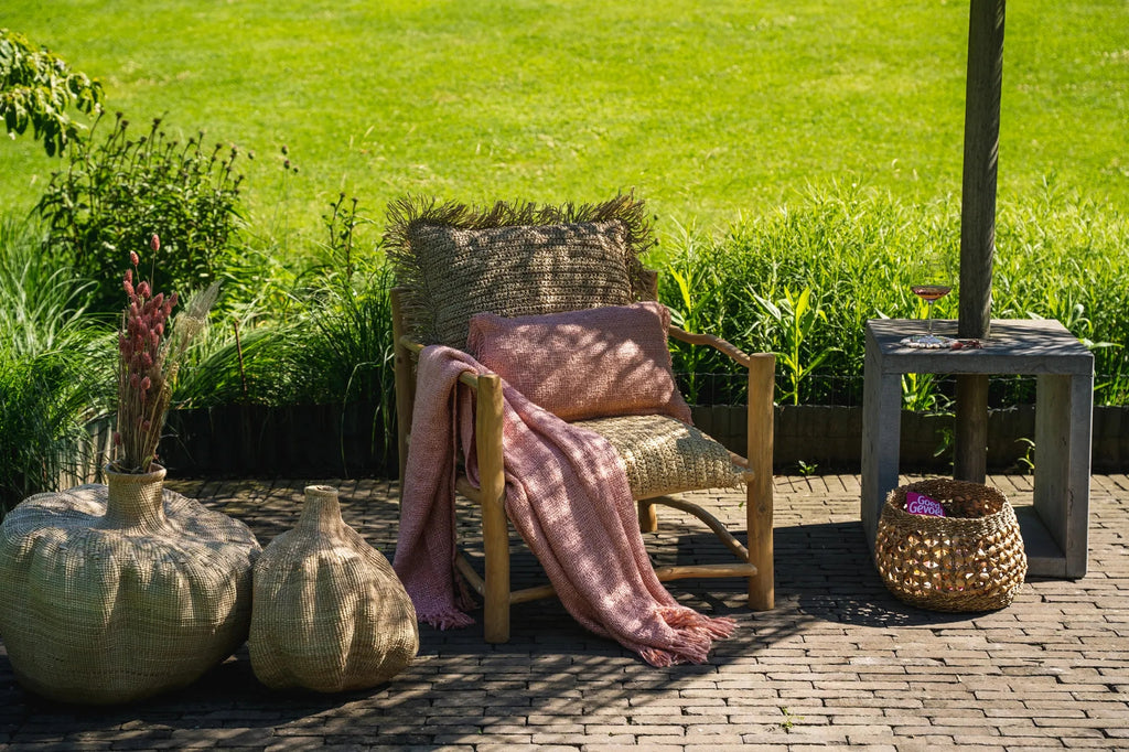 Koristetyynynpäällinen Oh My Gee, lohenpunainen 30x50 Bazar Bizar