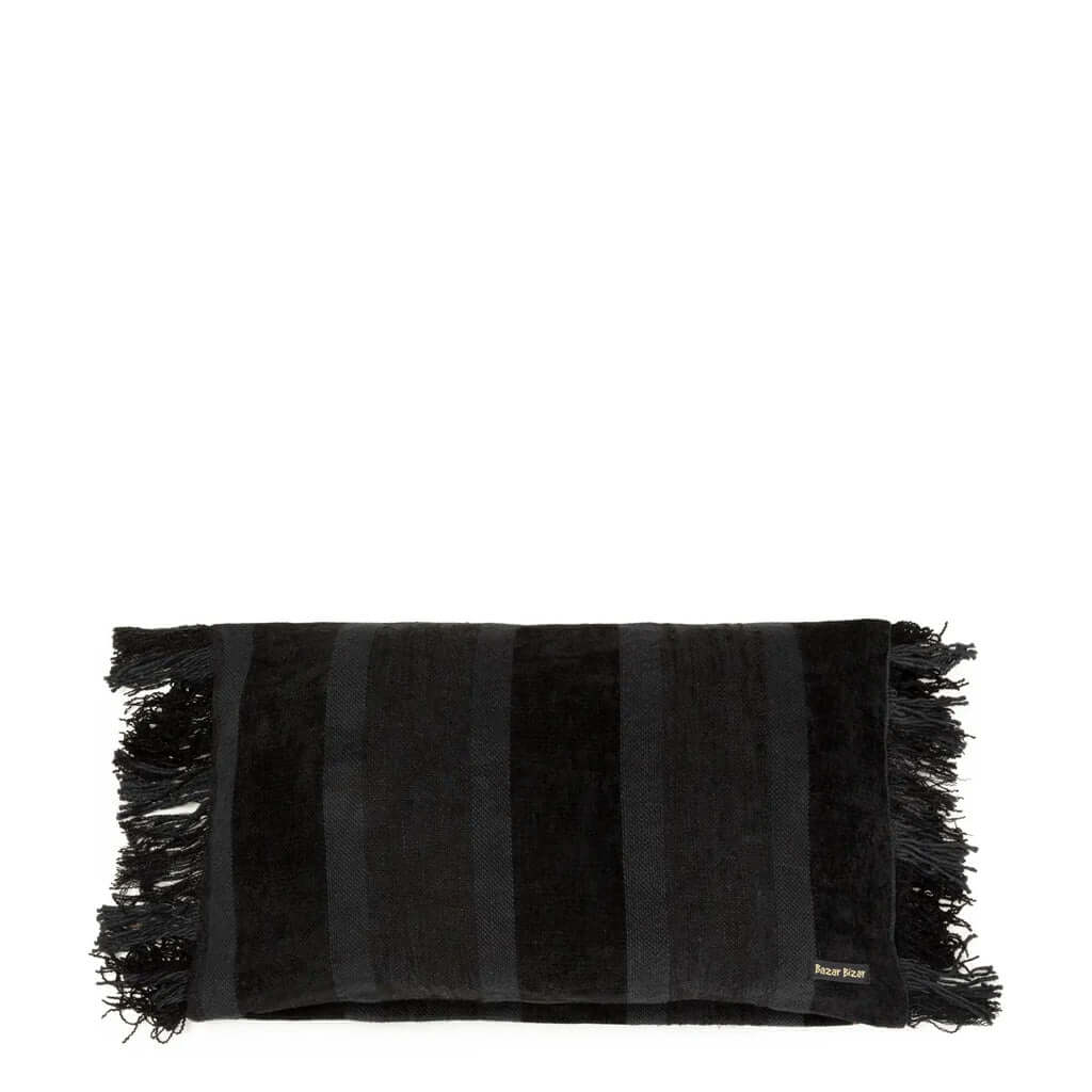 Koristetyynynpäällinen Oh My Gee, musta/sametti 30x50 Bazar Bizar