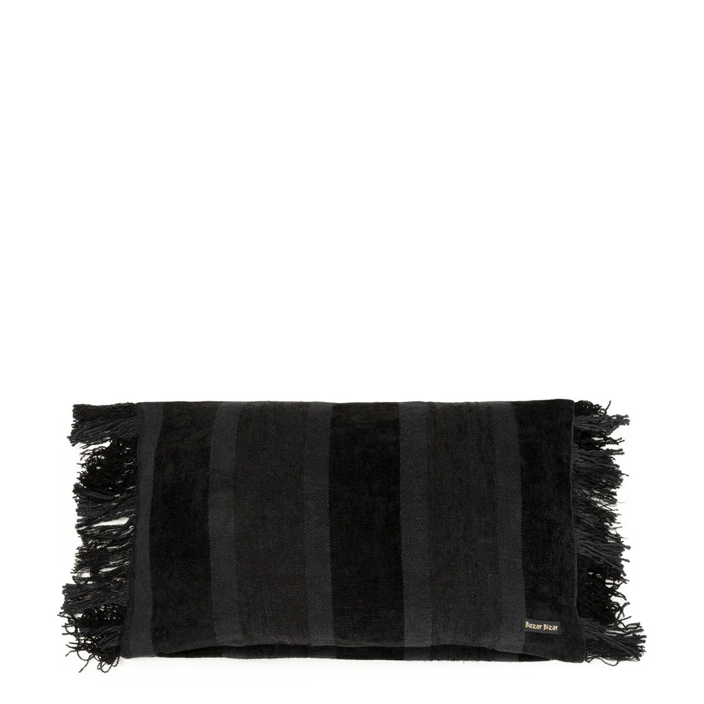 Koristetyynynpäällinen Oh My Gee, musta/sametti 30x50 Bazar Bizar