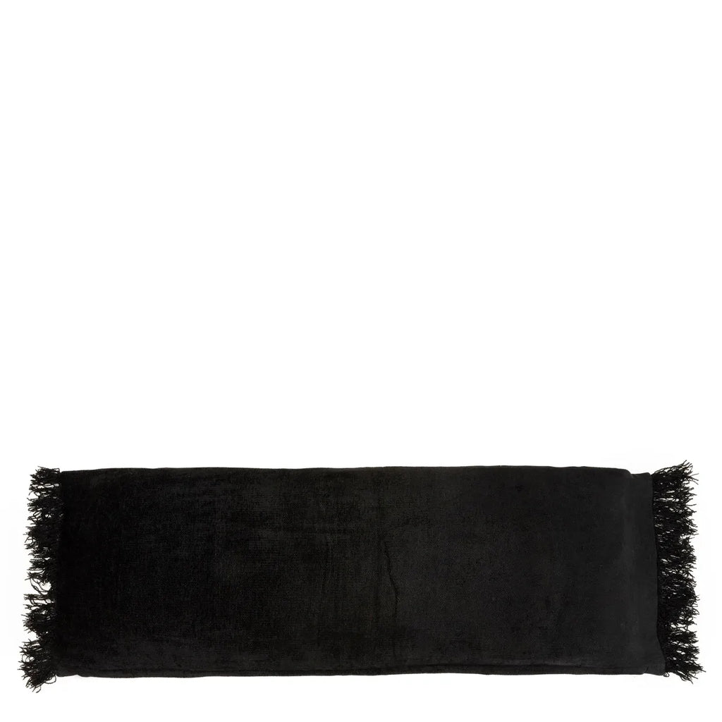Koristetyynynpäällinen Oh My Gee, musta/sametti 35x100 Bazar Bizar