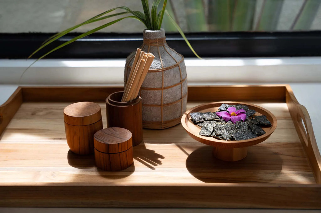 Purkki Teak, iso M Bazar Bizar