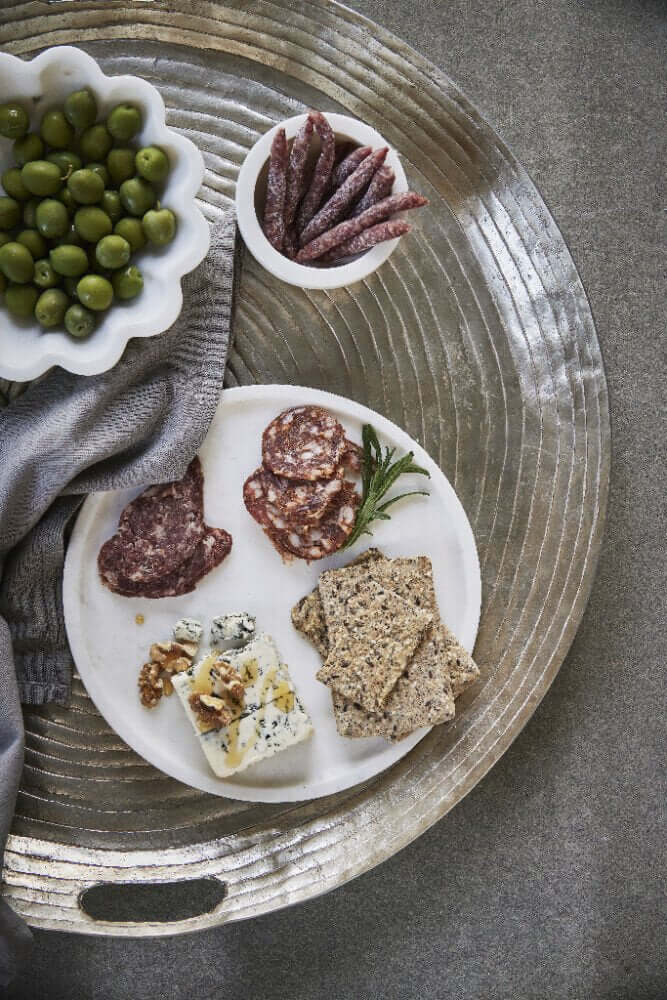 Tarjotin Ellia, valkoinen, Ø25 Lene Bjerre Desing