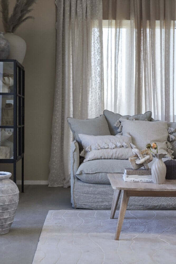 Sivuverho Eloise, pellava 300x160 Lene Bjerre Desing