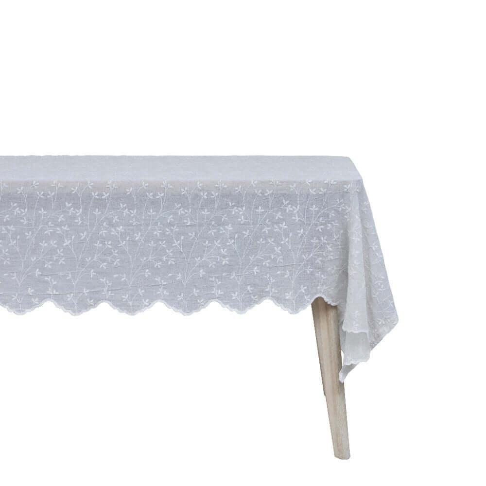 Pöytäliina Eloise, luonnonvalkoinen 320x160 Lene Bjerre Desing