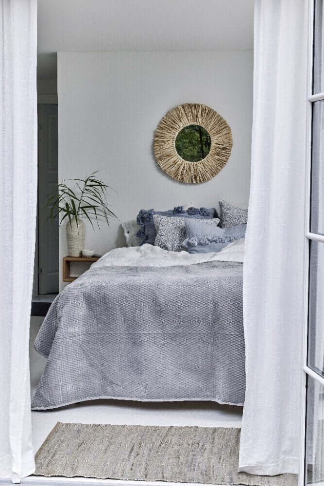 Koristetyyny Felinia, sininen 60x40 Lene Bjerre Desing