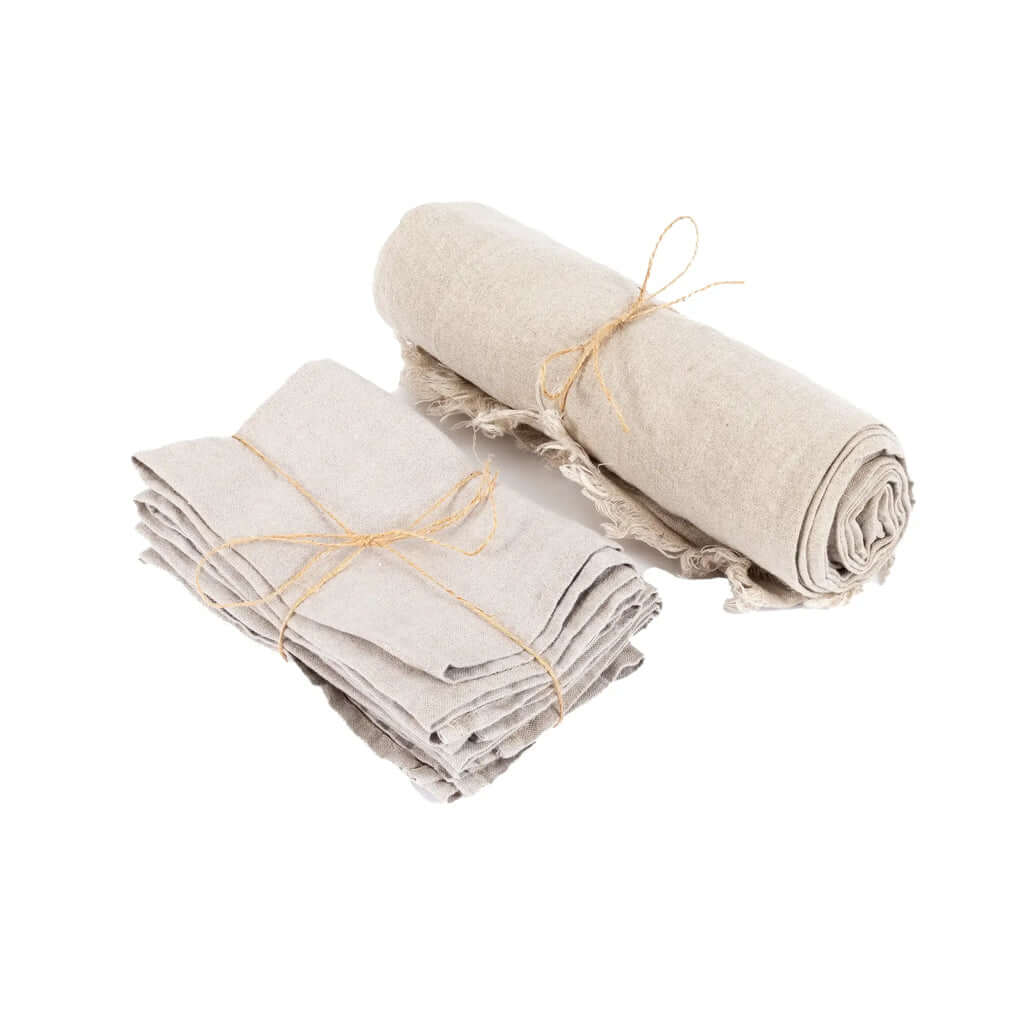 Pöytäliina pellava 150x150cm 100% pellavaa Bazar Bizar