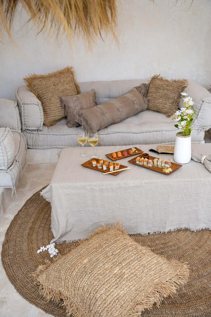 Pöytäliina pellava 150x150cm 100% pellavaa Bazar Bizar
