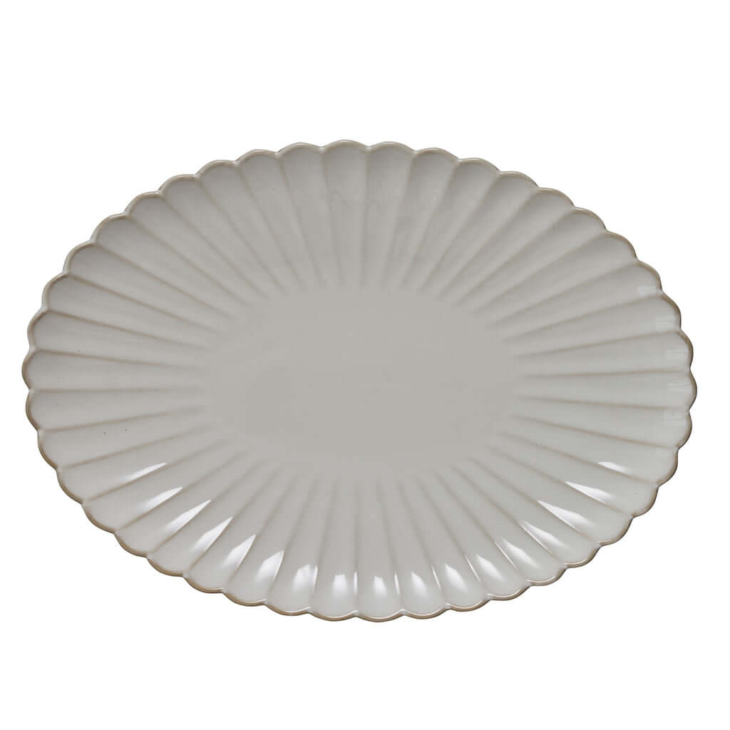 Tarjotin Camille, luonnonvalkoinen 36x25,5 Lene Bjerre Desing