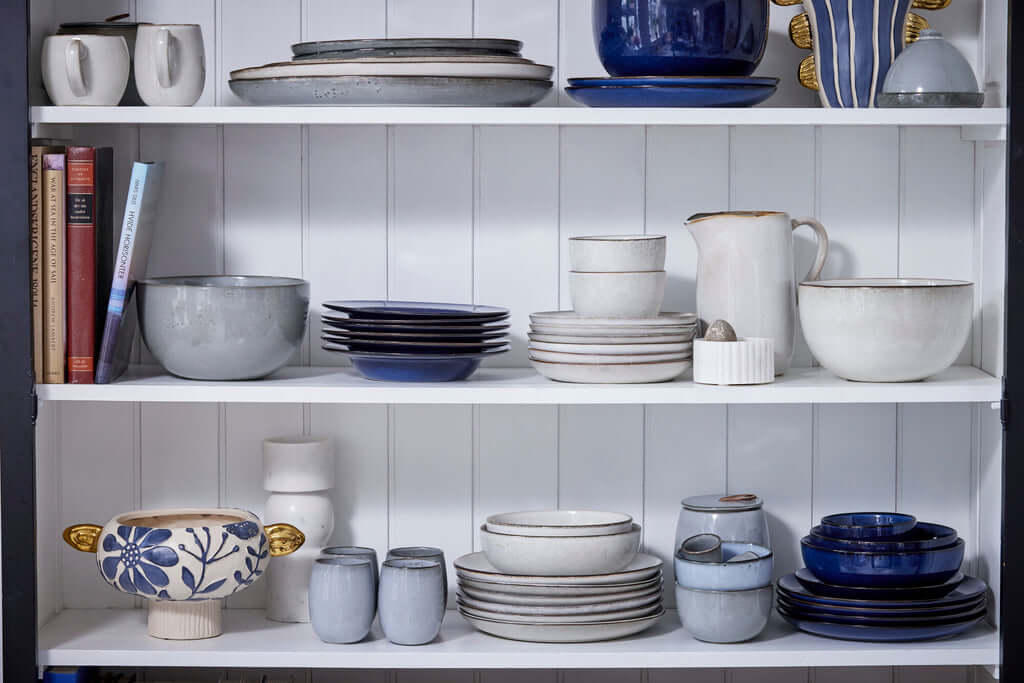 Kynttilänjalka Eliana, valkoinen marmori 5x10 Lene Bjerre Desing
