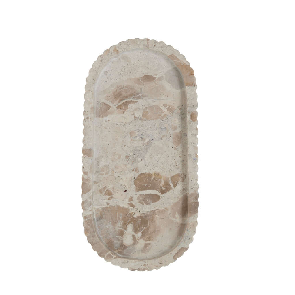 Tarjotin Eliana, pellava marmori 25x12,5 Lene Bjerre Desing