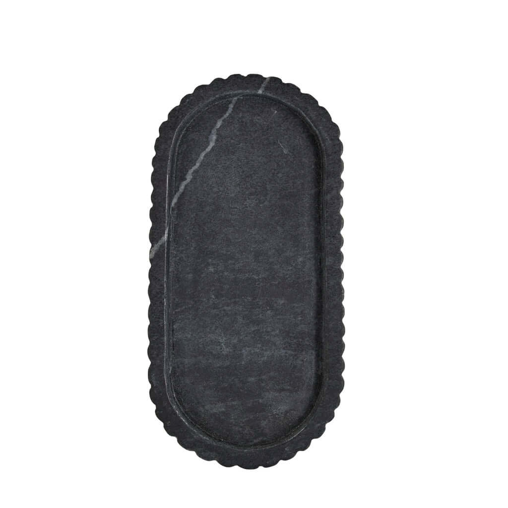 Tarjotin Eliana, musta marmori 25x12,5 Lene Bjerre Desing