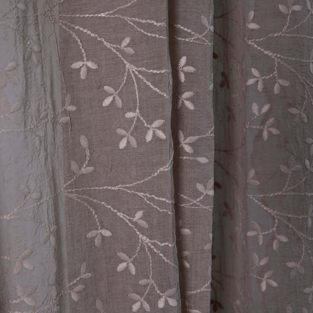 Sivuverho Eloise, tumma pellava 250x160 Lene Bjerre Desing
