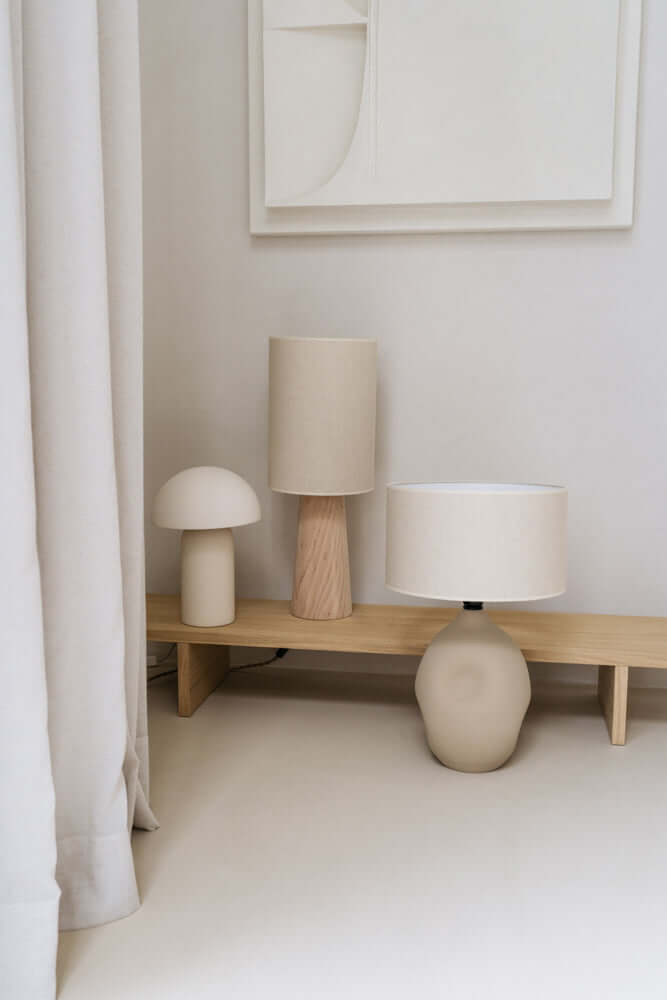 Fay Pöytälamppu 25×65 Luonnonvärinen, Studio Femme Home