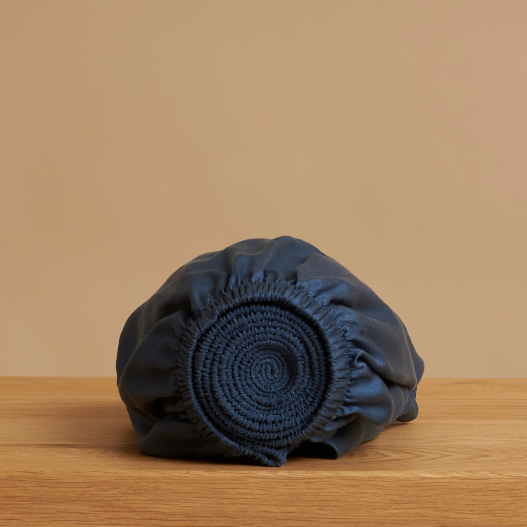 Satiinilakana, Tencel sininen 180x210x30 Coco & Cici