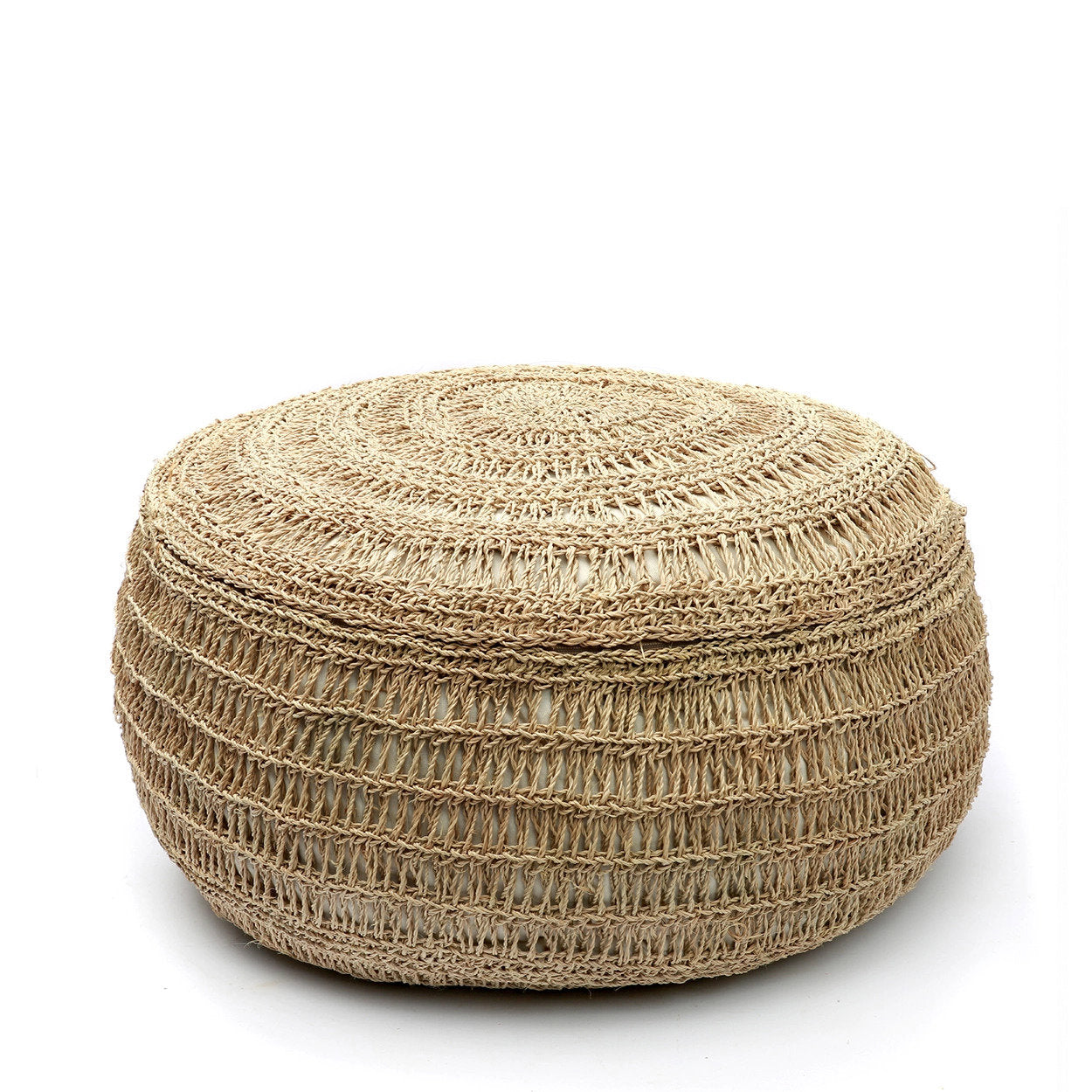 Pyöreä Rahi Boho De Seagrass, 60x60x35cm Bazar Bizar