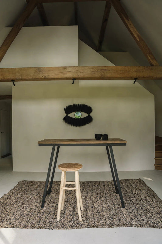 Meriruohomatto, luonnollinen/musta 180x240 Bazar Bizar