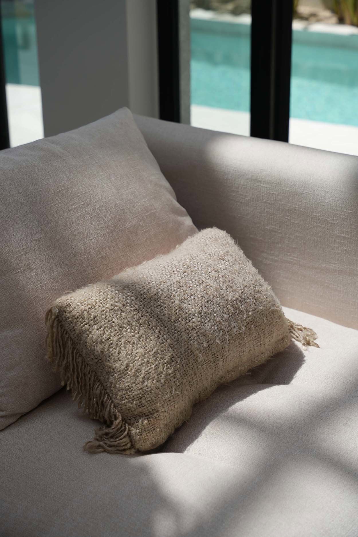Koristetyynynpäällinen Oh My Gee, beige 30x50 Bazar Bizar