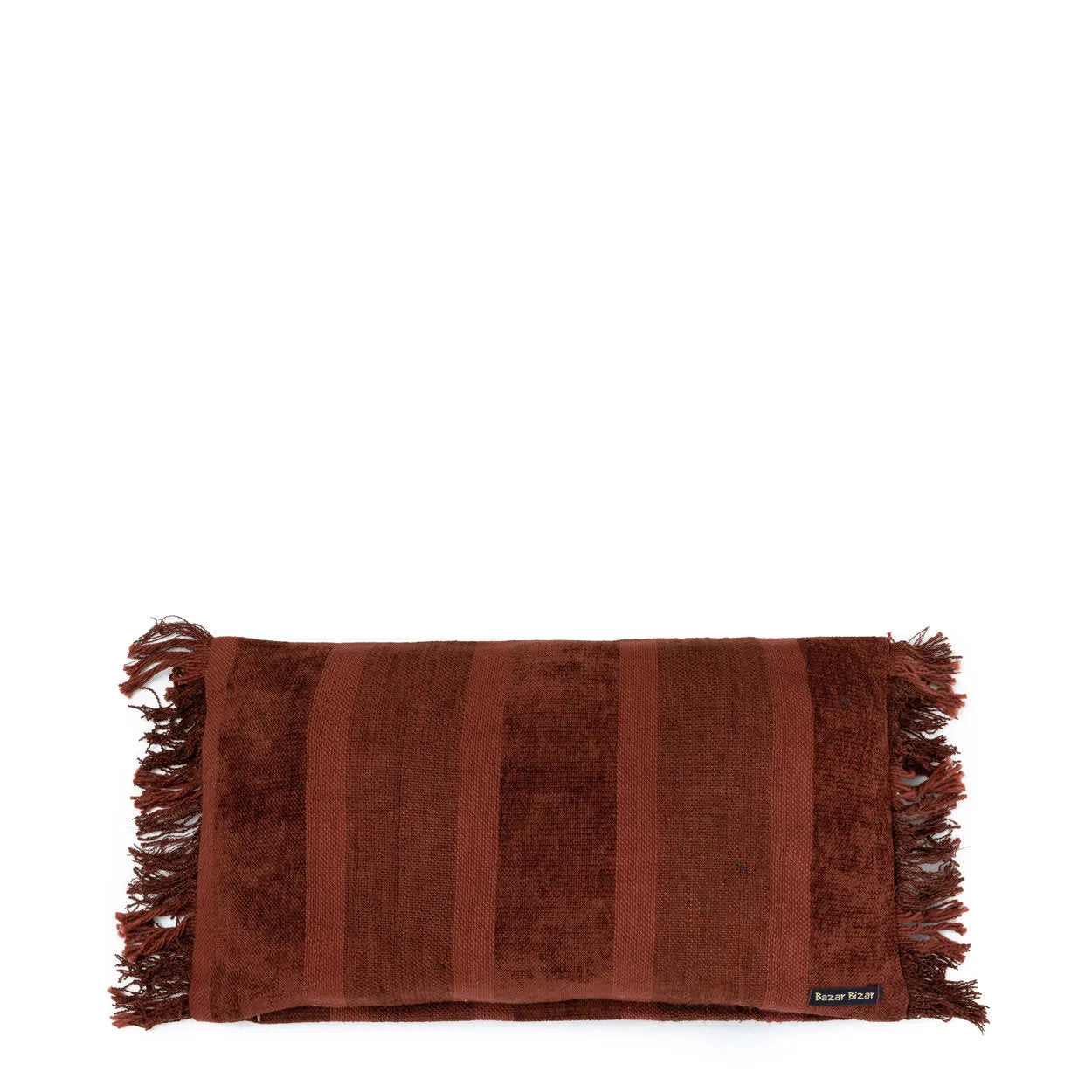 Koristetyynynpäällinen Oh My Gee, bordeaux/sametti  30x50 Bazar Bizar