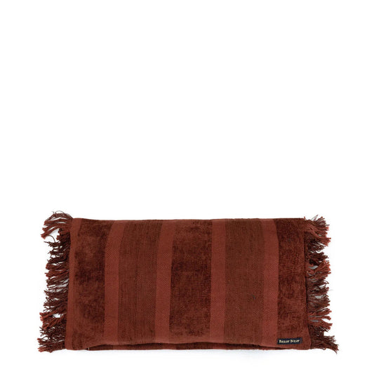 Koristetyynynpäällinen Oh My Gee, bordeaux/sametti  30x50 Bazar Bizar