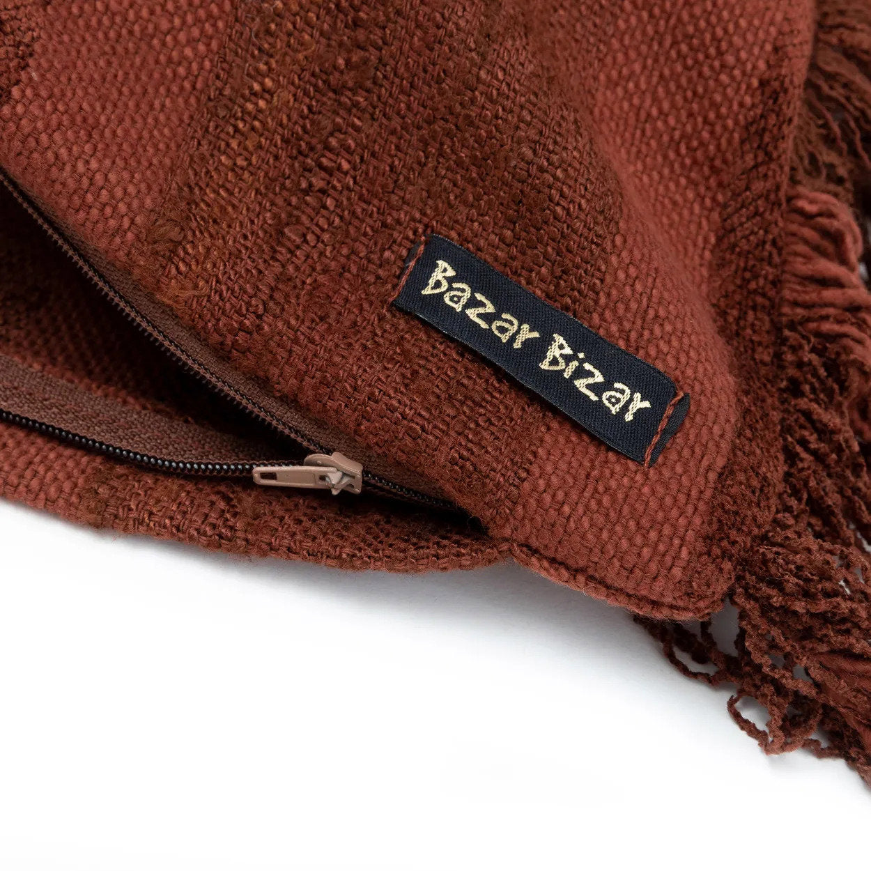 Koristetyynynpäällinen Oh My Gee, bordeaux/sametti 30x100 Bazar Bizar