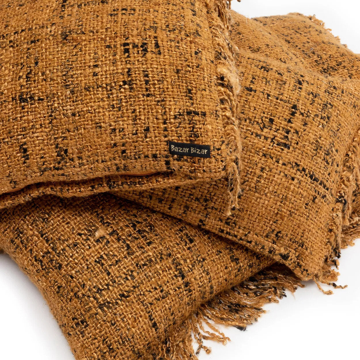 Koristetyynynpäällinen Oh My Gee, kaneli/musta 35x100 Bazar Bizar