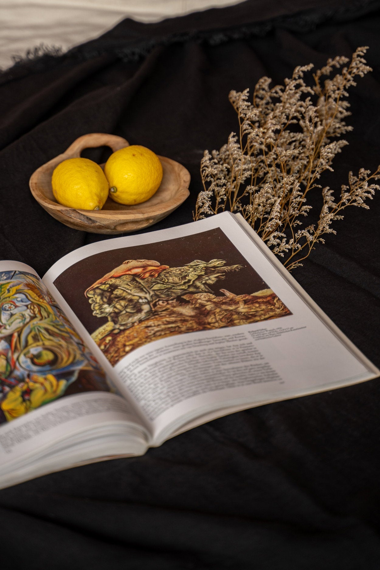 Pellavapöytäliina, musta 150x200 Bazar Bizar