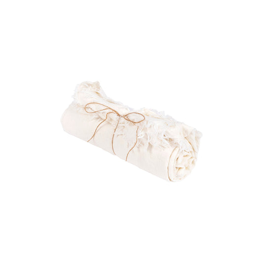 Pellavapöytäliina, valkoinen 180x300 Bazar Bizar