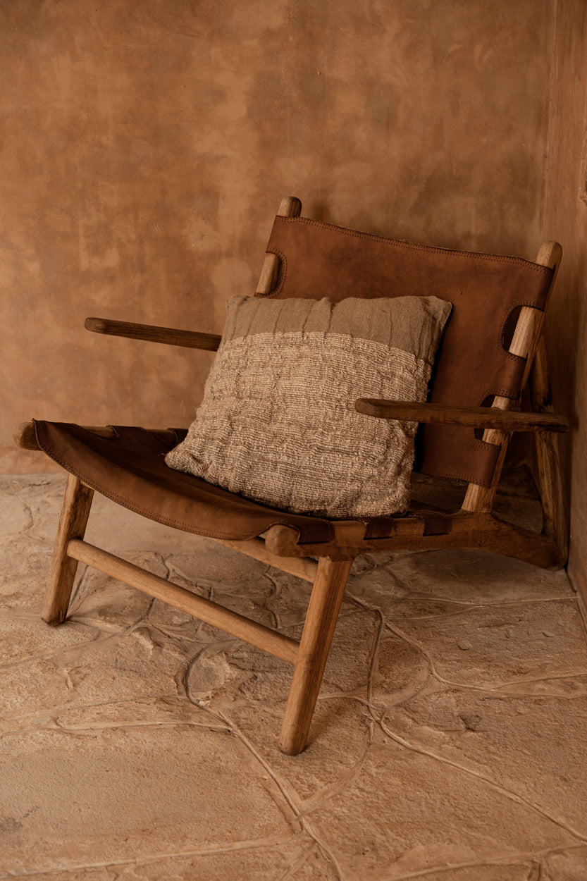 Koristetyynynpäällinen, The Linen Waffle 50 × 50, Bazar Bizar