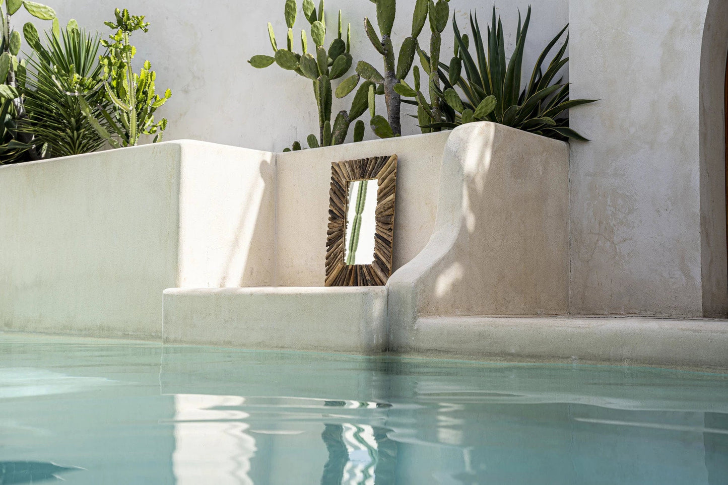 Peili luonnollinen Driftwood Framed, M Bazar Bizar