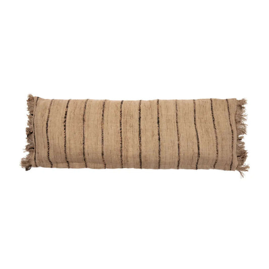 Koristetyynynpäällinen Oh My Gee beige/musta 35x100 Bazar Bizar